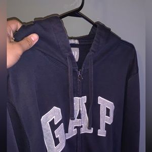 Navy blue GAP zip up sweater